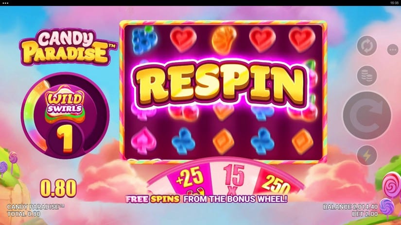 Candy Paradise slot screen 2