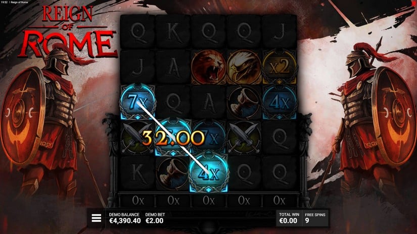 Reign of Rome slot screen 6
