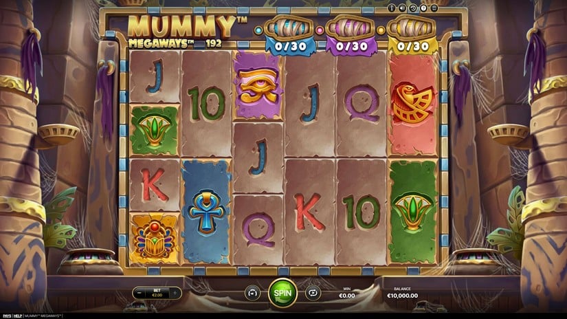 Mummy Megaways slot screen 1