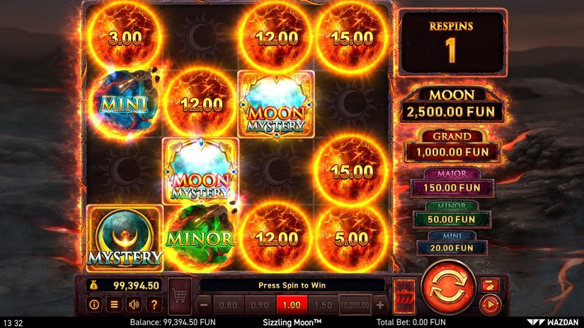 Sizzling Moon™ slot screen 5