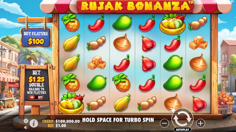 Rujak Bonanza slot screen 1