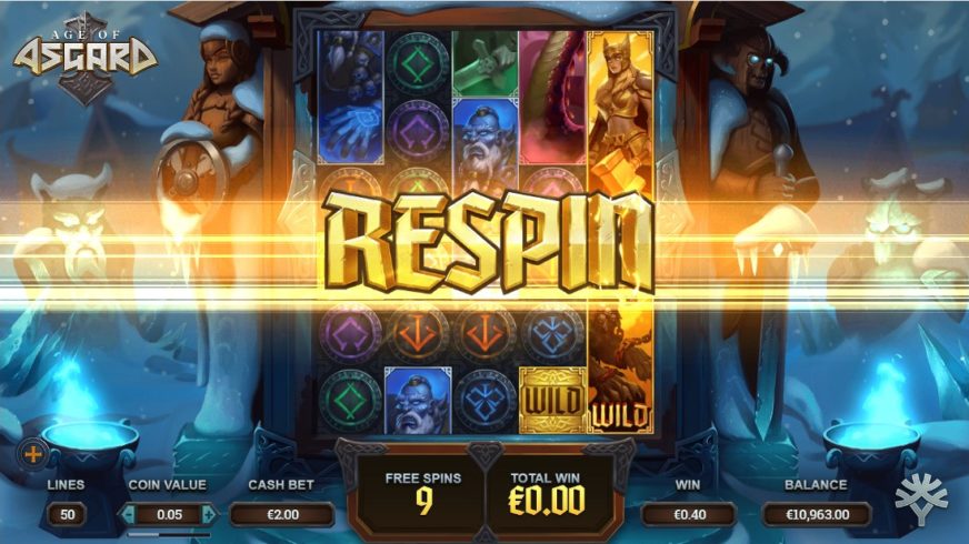 Age of Asgard slot screen 4