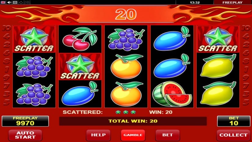 Wild 7 slot screen 2