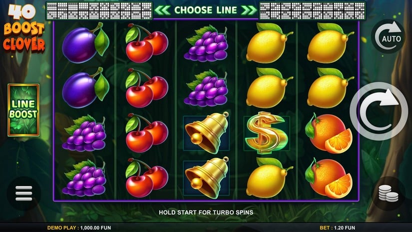 40 Boost Clover slot screen 1