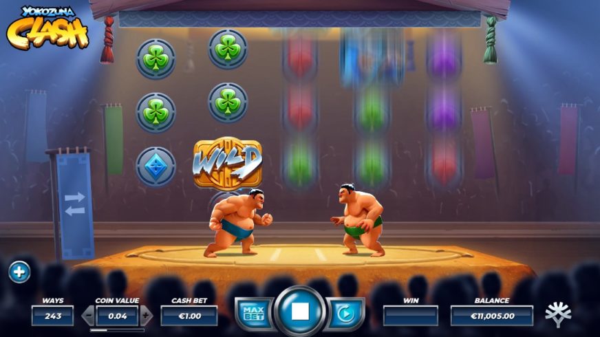 Yokozuna Clash slot screen 3