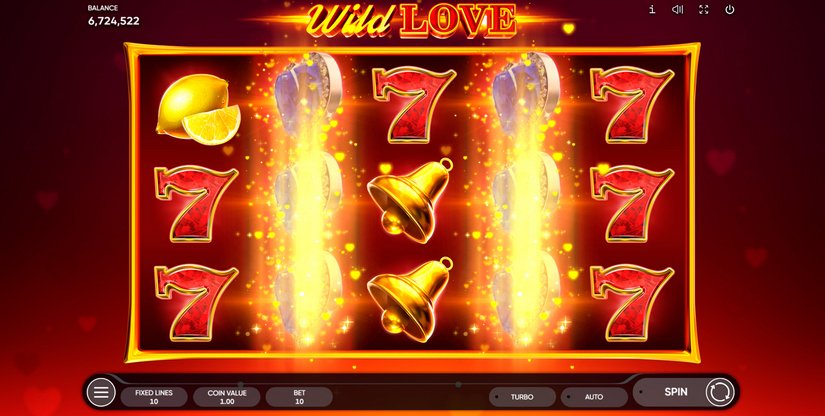 Wild Love slot screen 1