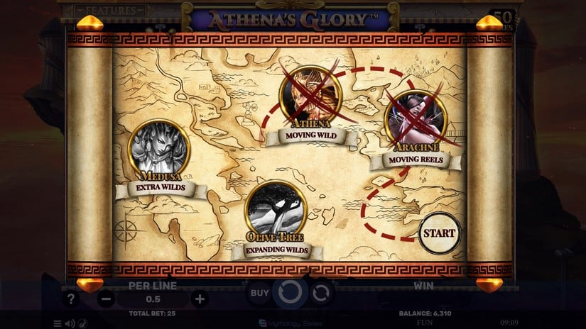 Athena’s Glory slot screen 4