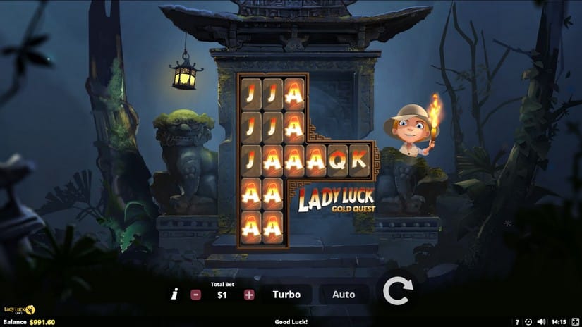 Lady Luck’s Gold Quest slot screen 2