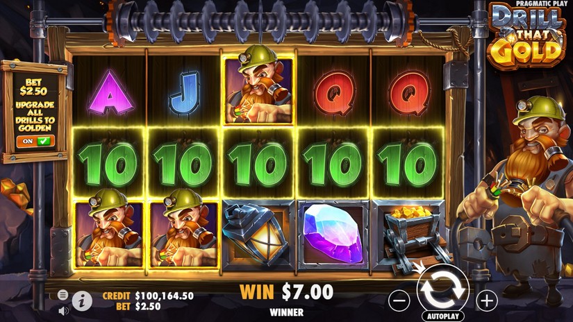 Drill that Gold slot screen 4