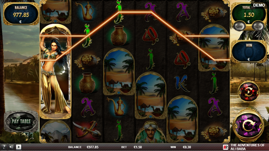 The Adventures of Ali Baba slot screen 2