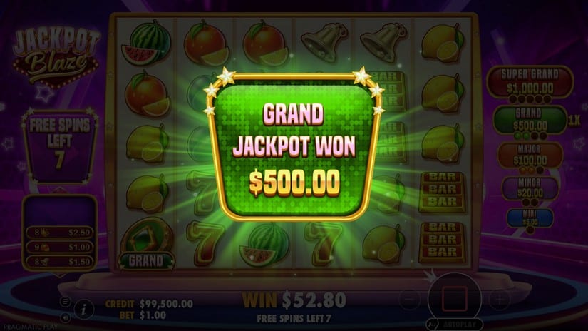 Jackpot Blaze slot screen 7