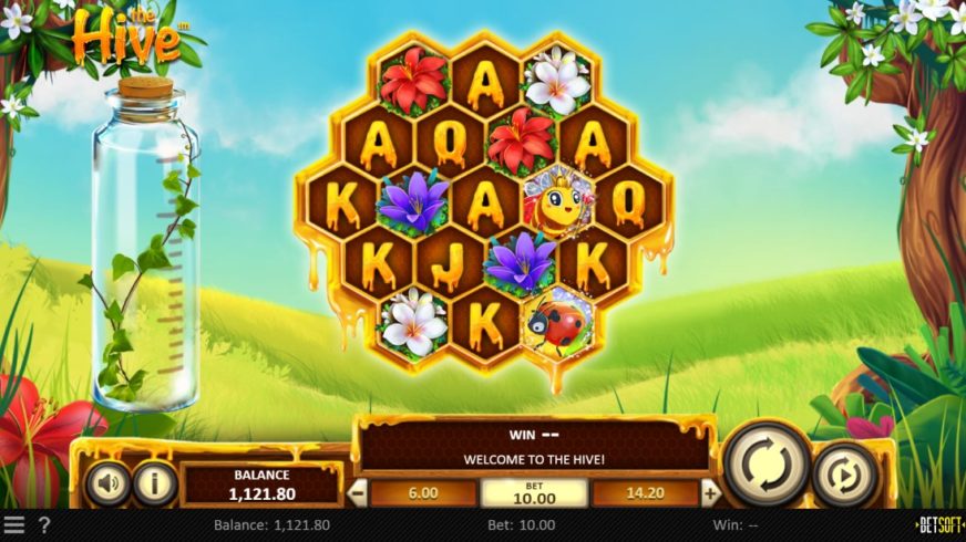 The Hive slot screen 1