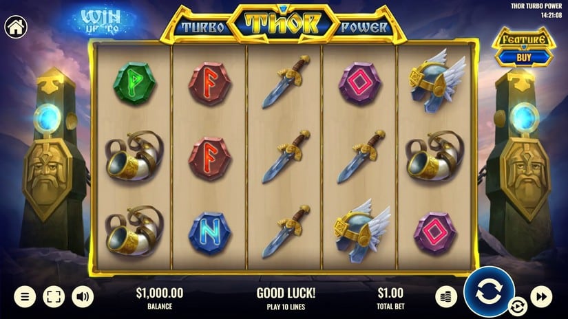 Thor Turbo Power slot screen 1