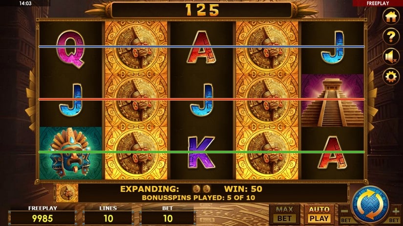 Book of Montezuma slot screen 6
