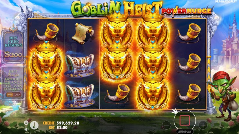 Goblin Heist Powernudge slot screen 3