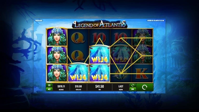 Legend of Atlantis slot screen 3