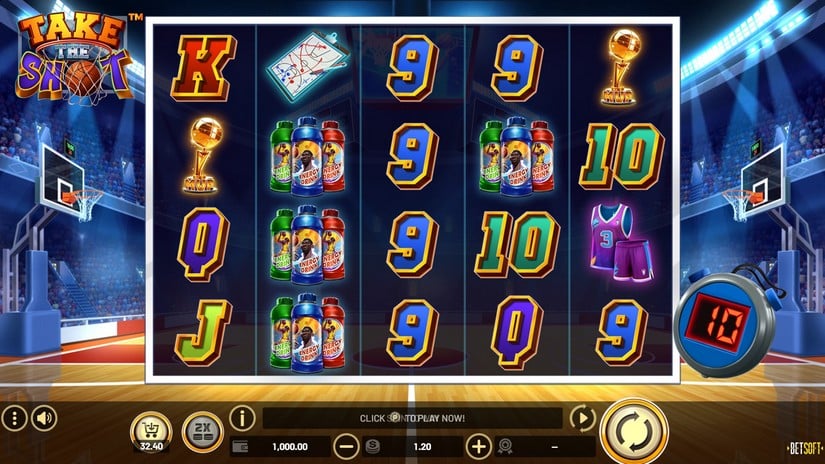 Take the Shot slot screen 1