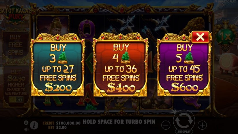 Gatot Kaca’s Fury slot screen 2