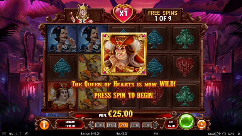 Court of Hearts slot screen 5