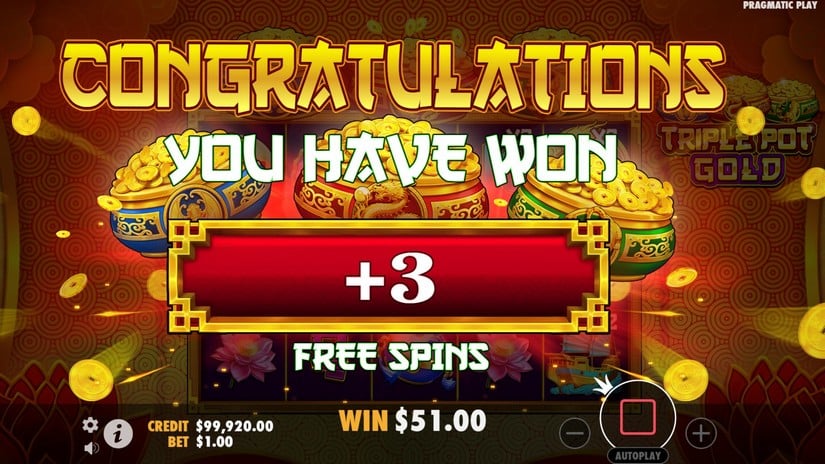 Triple Pot Gold slot screen 4