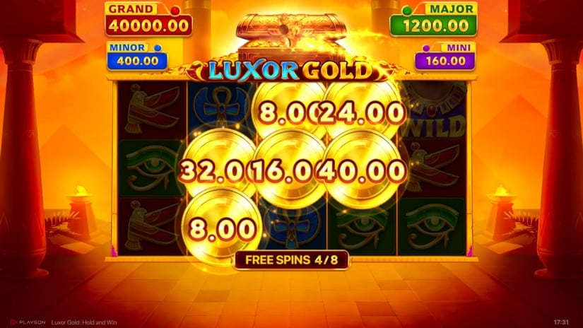 Luxor Gold: Hold and Win slot screen 6