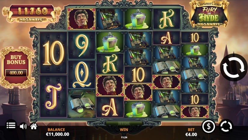 Fury of Hyde Megaways slot screen 1