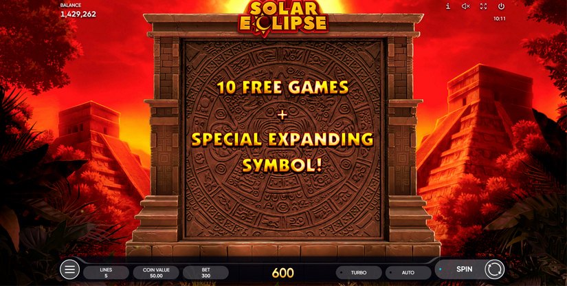 Solar Eclipse slot screen 6