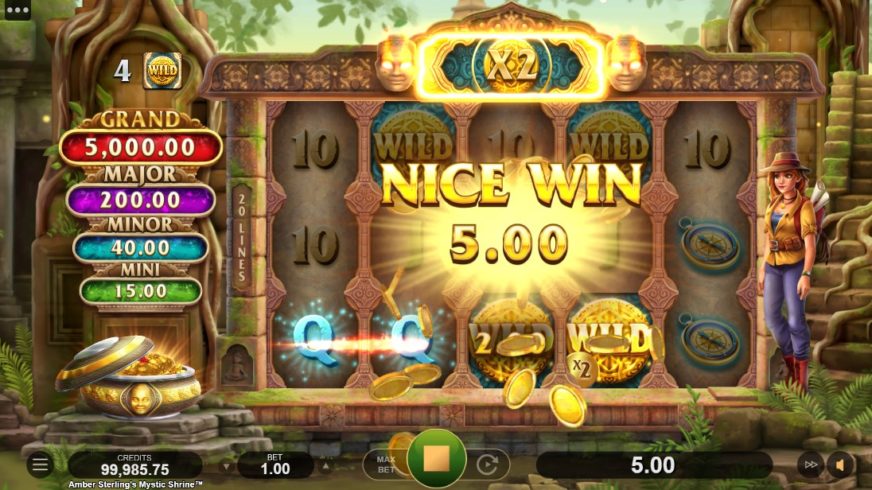 Amber Sterlings Mystic Shrine slot screen 4