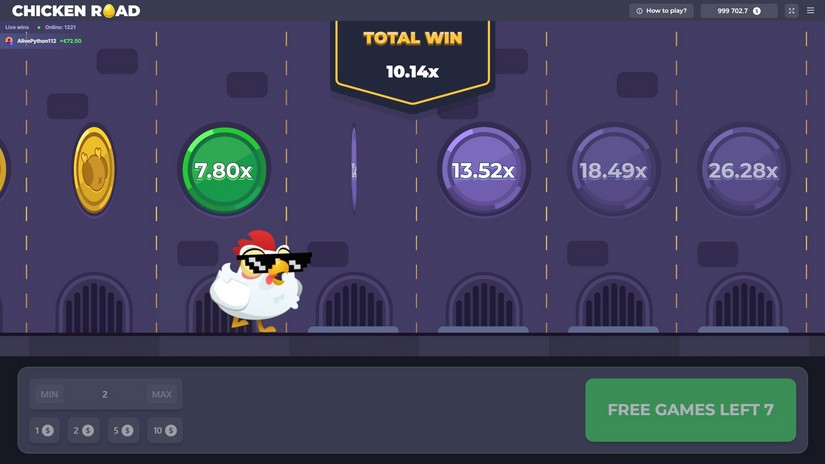 Chicken Road Bonus slot screen 4