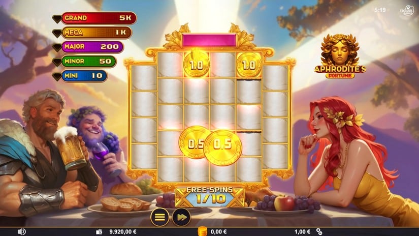 Aphrodite’s Fortune slot screen 4