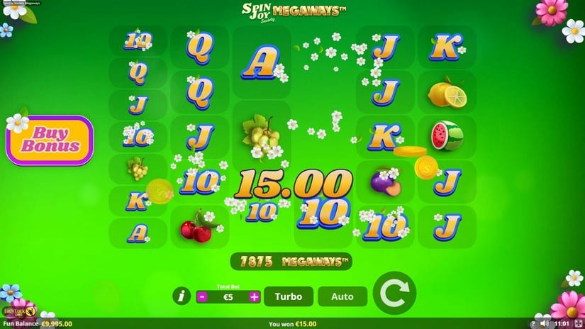 Spinjoy Society Megaways slot screen 2