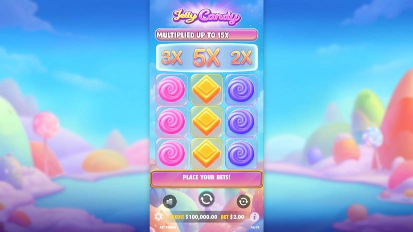 Jelly Candy slot screen 1