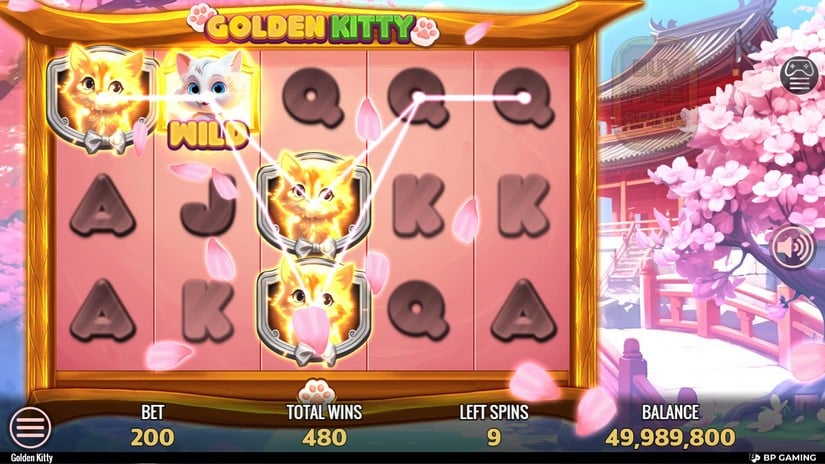 Golden Kitty slot screen 5