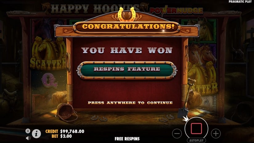 Happy Hooves slot screen 4