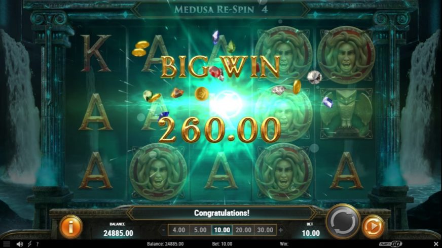 Rich Wilde and the Shield of Athena slot screen 4