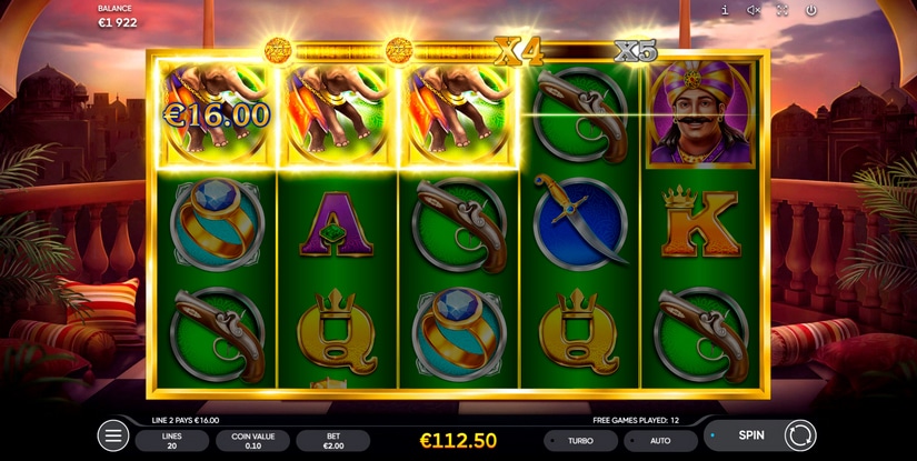 Akbar & Birbal slot screen 1