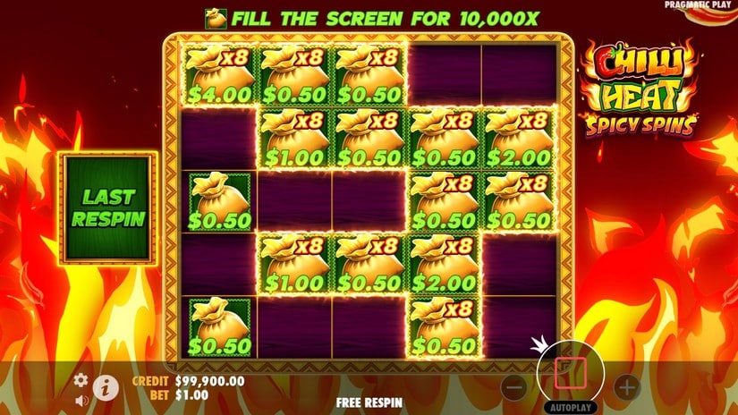 Chilli Heat Spicy Spins slot screen 5