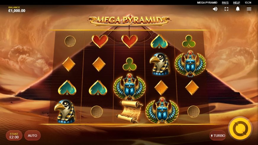 Mega Pyramid slot screen 1