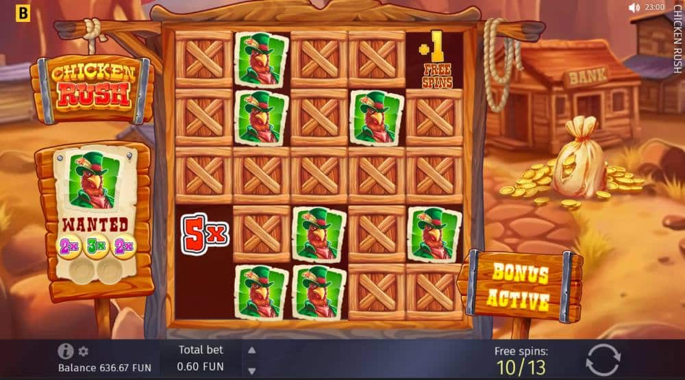 Play free Chicken Rush online slot