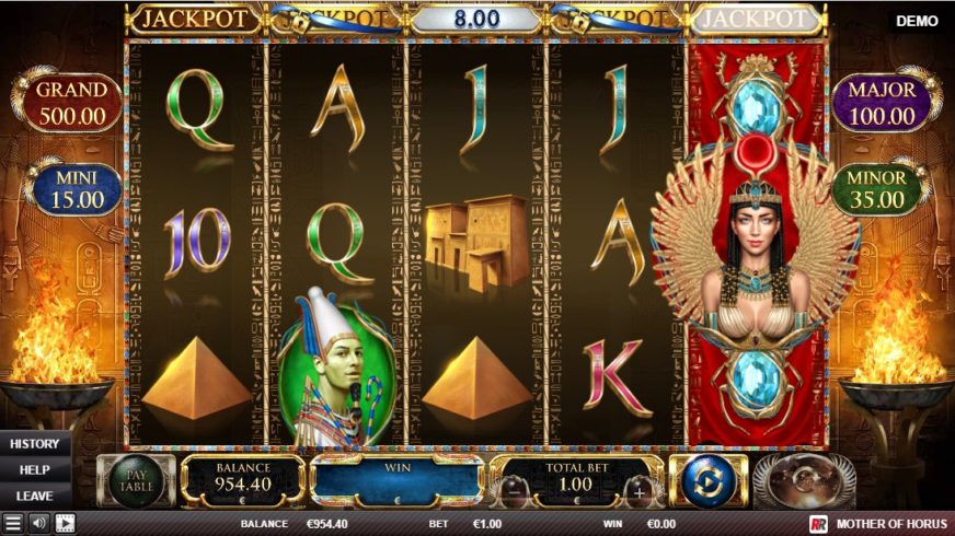 Mother of Horus slot screen 4