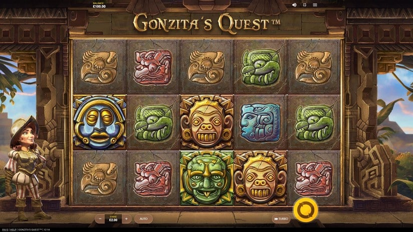 Gonzita’s Quest slot screen 1