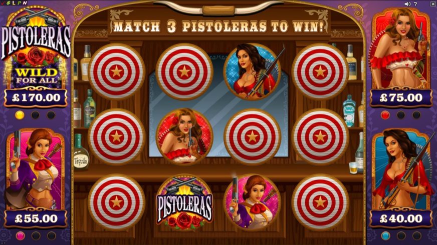 Pistoleras slot screen 3
