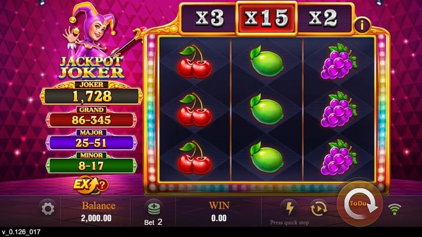 Jackpot Joker slot screen 1