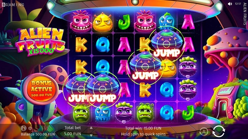 Alien Fruits slot screen 3