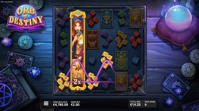 Orb of Destiny slot screen 4