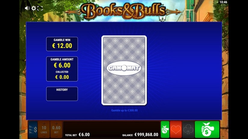Books and Bulls slot screen 5