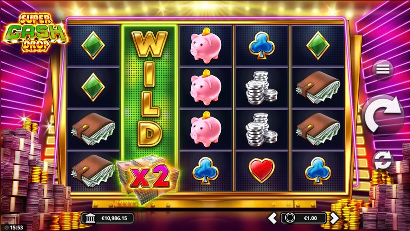 Super Cash Drop slot screen 3