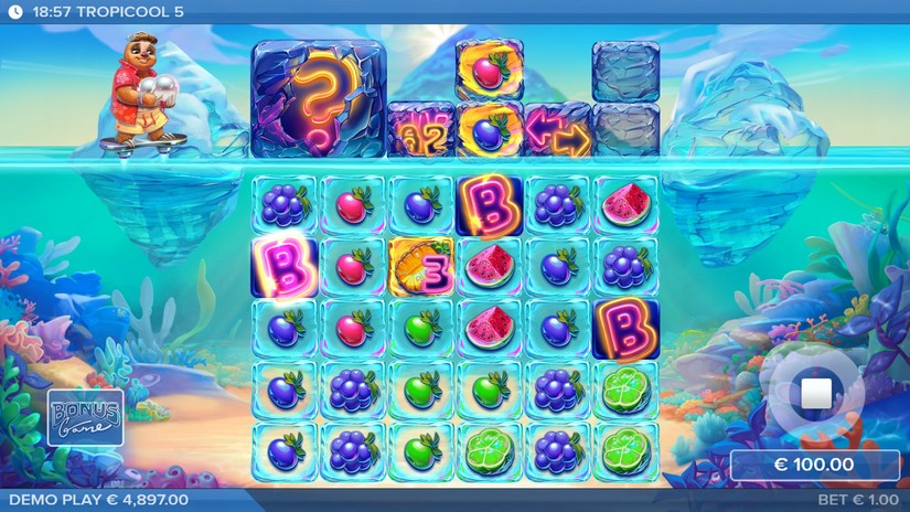 Tropicool 5 slot screen 2