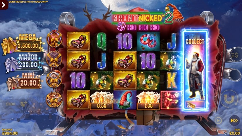 Saint Nicked 2 slot screen 2