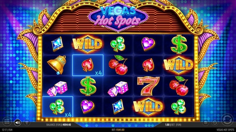 Vegas Hot Spots slot screen 3